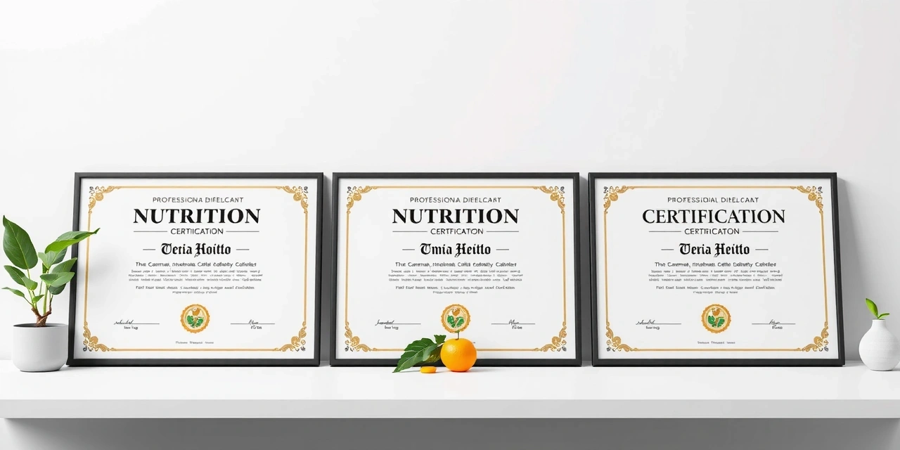 Certifications et diplômes de nutritionniste